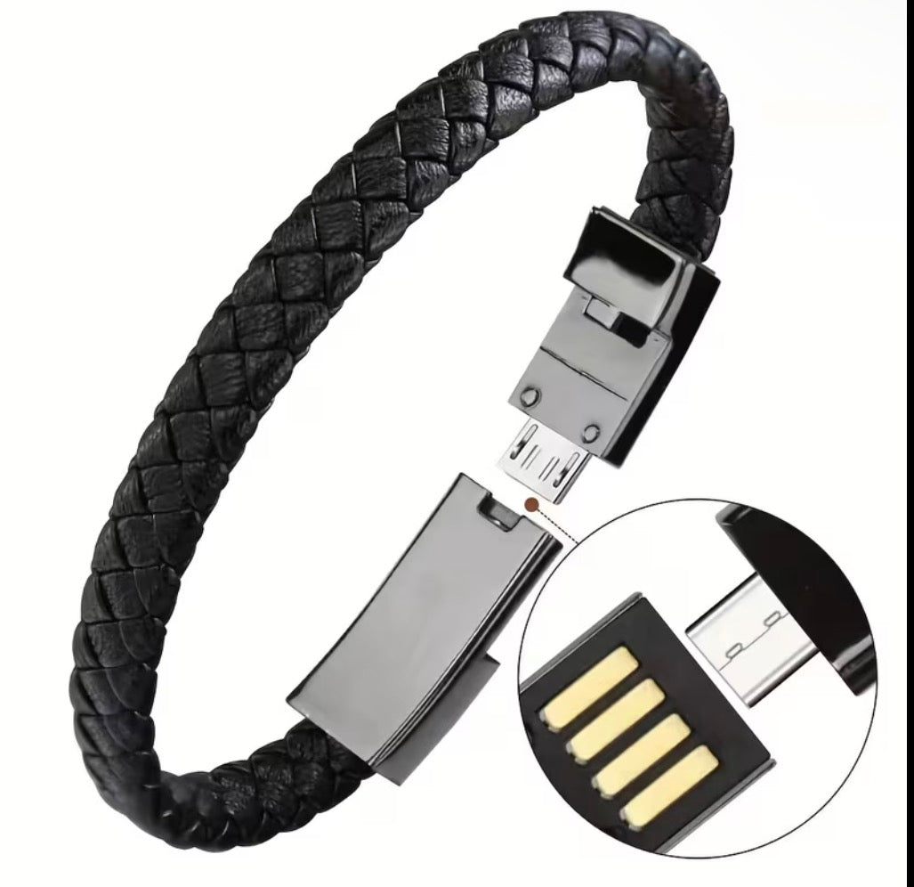 Bracelet usb c charger cable