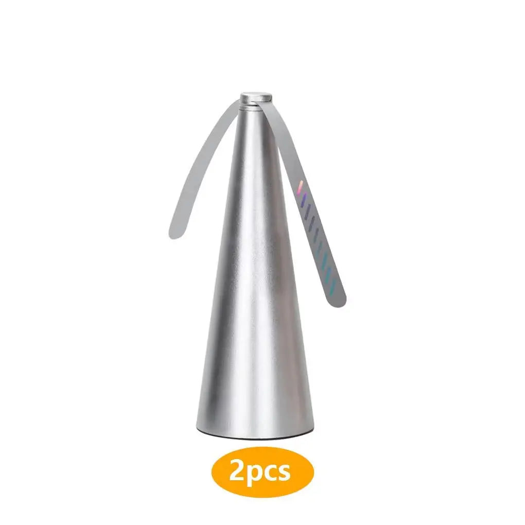 Outdoor Fly Bug Repeller Kitchen Dining Table Meal Pest Fan Desktop Tabletop Electric Battery Operated Food Protector Tool