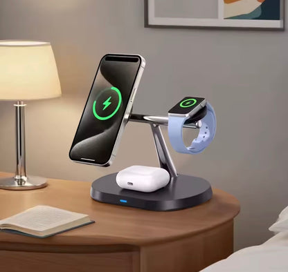 30W 3 In 1 Magnetic Wireless Charger Stand
