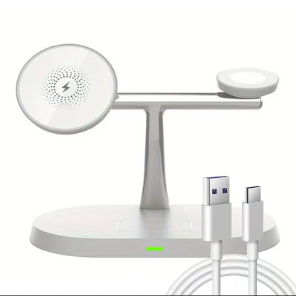 30W 3 In 1 Magnetic Wireless Charger Stand
